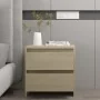 Sonoma oak engineered wood bedside table 45x34.5x44.5 cm by vidaXL, Nightstands - Ref: Foro24-809851, Price: 45,54 €, Discoun...