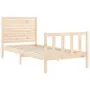 Bettgestell mit Massivholzkopfteil 100x200 cm von , Betten und Lattenroste - Ref: Foro24-3193196, Preis: 133,44 €, Rabatt: %
