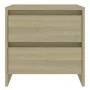 Sonoma oak engineered wood bedside table 45x34.5x44.5 cm by vidaXL, Nightstands - Ref: Foro24-809851, Price: 45,54 €, Discoun...