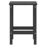 Adirondack garden table in anthracite HDPE 38x38x46 cm by vidaXL, Garden tables - Ref: Foro24-318642, Price: 42,71 €, Discoun...