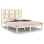 Bettgestell aus massivem Kiefernholz, 140 x 190 cm von , Betten und Lattenroste - Ref: Foro24-3105580, Preis: 113,86 €, Rabat...