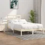 Solid wood bed frame 140x200 cm by , Beds and slatted bases - Ref: Foro24-3105795, Price: 112,42 €, Discount: %