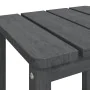 Adirondack garden table in anthracite HDPE 38x38x46 cm by vidaXL, Garden tables - Ref: Foro24-318642, Price: 42,71 €, Discoun...
