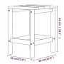 Adirondack Garten Tisch HDPE Anthrazit 38x38x46 cm von vidaXL, Gartentische - Ref: Foro24-318642, Preis: 56,86 €, Rabatt: %