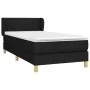 Box spring bed with black fabric mattress 90x190 cm by , Beds and slatted bases - Ref: Foro24-3126927, Price: 280,08 €, Disco...