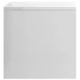 Nachttisch aus glänzend weißem Sperrholz, 40 x 30 x 30 cm von vidaXL, Nachttische - Ref: Foro24-800075, Preis: 28,06 €, Rabat...
