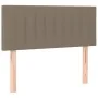 Box spring bed with taupe gray fabric mattress 90x200 cm by , Beds and slatted bases - Ref: Foro24-3126377, Price: 312,35 €, ...