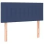 Box spring bed with blue fabric mattress 90x200 cm by , Beds and slatted bases - Ref: Foro24-3129847, Price: 296,98 €, Discou...