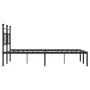 Bettgestell mit schwarzem Metallkopfteil 160x200 cm von , Betten und Lattenroste - Ref: Foro24-374342, Preis: 109,30 €, Rabat...
