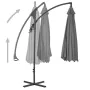 Sombrilla voladiza con palo de acero 250x250 cm antracita de vidaXL, Sombrillas - Ref: Foro24-44879, Precio: 142,01 €, Descue...