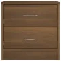 Nachttisch aus braunem Eichenfurnier 40x30x40 cm von vidaXL, Nachttische - Ref: Foro24-815409, Preis: 40,27 €, Rabatt: %
