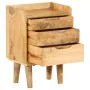 Mesita de noche de madera maciza de mango 40x30x59,5 cm de vidaXL, Mesitas de noche - Ref: Foro24-246788, Precio: 152,82 €, D...