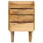 Solid mango wood bedside table 40x30x59.5 cm by vidaXL, Nightstands - Ref: Foro24-246788, Price: 155,85 €, Discount: %