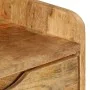 Mesita de noche de madera maciza de mango 40x30x59,5 cm de vidaXL, Mesitas de noche - Ref: Foro24-246788, Precio: 152,82 €, D...