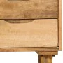 Mesita de noche de madera maciza de mango 40x30x59,5 cm de vidaXL, Mesitas de noche - Ref: Foro24-246788, Precio: 152,82 €, D...