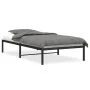 Schwarzer Metallbettrahmen 107x203 cm von , Betten und Lattenroste - Ref: Foro24-373651, Preis: 59,79 €, Rabatt: %