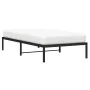 Schwarzer Metallbettrahmen 107x203 cm von , Betten und Lattenroste - Ref: Foro24-373651, Preis: 59,79 €, Rabatt: %