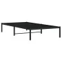 Schwarzer Metallbettrahmen 107x203 cm von , Betten und Lattenroste - Ref: Foro24-373651, Preis: 59,79 €, Rabatt: %
