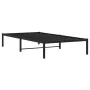 Schwarzer Metallbettrahmen 107x203 cm von , Betten und Lattenroste - Ref: Foro24-373651, Preis: 59,79 €, Rabatt: %