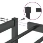 Black metal bed frame 90x200 cm by , Beds and slatted bases - Ref: Foro24-373648, Price: 66,67 €, Discount: %