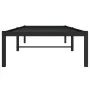 Schwarzer Metallbettrahmen 80x200 cm von , Betten und Lattenroste - Ref: Foro24-373646, Preis: 58,66 €, Rabatt: %