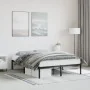 Black metal bed frame 140x200 cm by , Beds and slatted bases - Ref: Foro24-373656, Price: 88,60 €, Discount: %