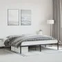 Black metal bed frame 193x203 cm by , Beds and slatted bases - Ref: Foro24-373661, Price: 91,37 €, Discount: %
