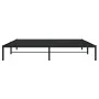 Black metal bed frame 193x203 cm by , Beds and slatted bases - Ref: Foro24-373661, Price: 91,37 €, Discount: %