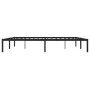Black metal bed frame 193x203 cm by , Beds and slatted bases - Ref: Foro24-373661, Price: 91,37 €, Discount: %