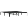 Black metal bed frame 193x203 cm by , Beds and slatted bases - Ref: Foro24-373661, Price: 91,37 €, Discount: %