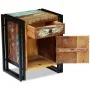 Mesita de noche de madera maciza reciclada de vidaXL, Mesitas de noche - Ref: Foro24-243278, Precio: 131,81 €, Descuento: %