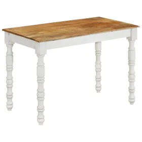 Solid mango wood dining table 110x60x76 cm by , Kitchen and dining tables - Ref: Foro24-337839, Price: 230,41 €, Discount: %