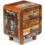 Mesita de noche de madera maciza reciclada 43x33x51 cm de vidaXL, Mesitas de noche - Ref: Foro24-243323, Precio: 181,31 €, De...