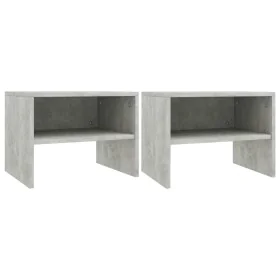 Bedside tables 2 pcs concrete plywood 40x30x30cm by vidaXL, Nightstands - Ref: Foro24-800072, Price: 35,54 €, Discount: %
