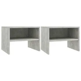 Nachttische 2 Stück Betonsperrholz 40x30x30cm von vidaXL, Nachttische - Ref: Foro24-800072, Preis: 35,54 €, Rabatt: %