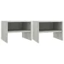 Bedside tables 2 pcs concrete plywood 40x30x30cm by vidaXL, Nightstands - Ref: Foro24-800072, Price: 35,51 €, Discount: %