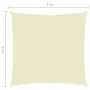 Cream Oxford fabric square sail awning 3x3 m by vidaXL, Umbrellas - Ref: Foro24-135192, Price: 35,57 €, Discount: %
