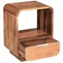 Mesita de noche con cajón madera maciza de sheesham 40x30x50 cm de vidaXL, Mesitas de noche - Ref: Foro24-243952, Precio: 136...