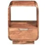Mesita de noche con cajón madera maciza de sheesham 40x30x50 cm de vidaXL, Mesitas de noche - Ref: Foro24-243952, Precio: 136...