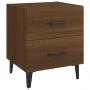 Nachttisch 2 Einheiten braune Eiche 40x35x47,5 cm von vidaXL, Nachttische - Ref: Foro24-817296, Preis: 75,83 €, Rabatt: %