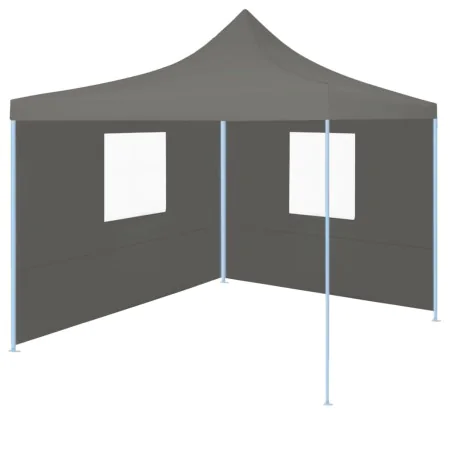 Pop-Up Faltzelt mit 2 Wänden 3x3 m Anthrazit von vidaXL, Zelte und Pavillons - Ref: Foro24-44965, Preis: 128,84 €, Rabatt: %