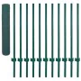 Maschendrahtzaun mit Stahlpfosten 25x1 m grün von vidaXL, Zaunpaneele - Ref: Foro24-144615, Preis: 92,77 €, Rabatt: %