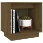 Honey brown solid pine wood bedside table 40x30x40cm by vidaXL, Nightstands - Ref: Foro24-813341, Price: 31,80 €, Discount: %