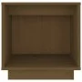 Honigbrauner Nachttisch aus massivem Kiefernholz, 40 x 30 x 40 cm von vidaXL, Nachttische - Ref: Foro24-813341, Preis: 31,80 ...