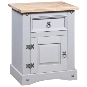 Corona Range bedside table gray Mexican pine 53x39x66 cm by vidaXL, Nightstands - Ref: Foro24-282617, Price: 82,00 €, Discoun...