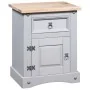 Mesita de noche Corona Range pino mexicano gris 53x39x66 cm de vidaXL, Mesitas de noche - Ref: Foro24-282617, Precio: 82,00 €...