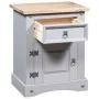 Mesita de noche Corona Range pino mexicano gris 53x39x66 cm de vidaXL, Mesitas de noche - Ref: Foro24-282617, Precio: 82,00 €...