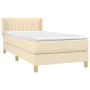 Box spring bed with cream fabric mattress 80x200 cm by , Beds and slatted bases - Ref: Foro24-3130390, Price: 300,15 €, Disco...
