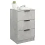 Concrete gray bedside table 40x36x65 cm by vidaXL, Nightstands - Ref: Foro24-811276, Price: 55,39 €, Discount: %