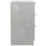 Concrete gray bedside table 40x36x65 cm by vidaXL, Nightstands - Ref: Foro24-811276, Price: 55,39 €, Discount: %